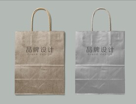 牛皮纸袋 手提袋样机
