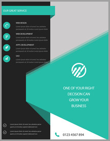 国外宣传单模板   