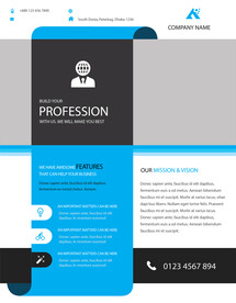 国外宣传单模板   