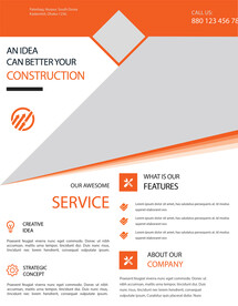 国外宣传单模板   