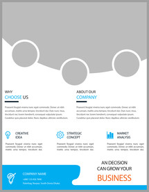 国外宣传单模板   