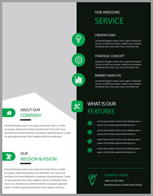 国外宣传单模板   