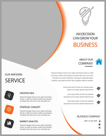 国外宣传单模板   