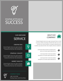 国外宣传单模板   