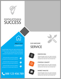 国外宣传单模板   