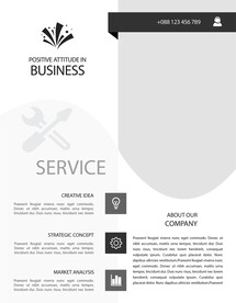 国外宣传单模板   