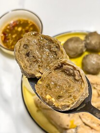 清蒸牛肉丸
