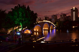 公园夜景