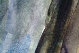 创意水彩抽象艺术画水彩晕染