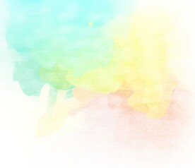 创意水彩抽象艺术画水彩晕染