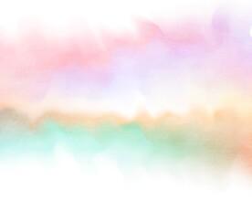 创意水彩抽象艺术画水彩晕染