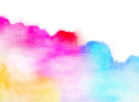 创意水彩抽象艺术画水彩晕染