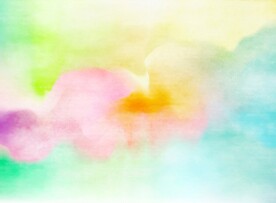 创意水彩抽象艺术画水彩晕染