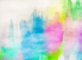 创意水彩抽象艺术画水彩晕染