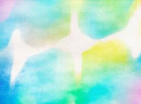 创意水彩抽象艺术画水彩晕染