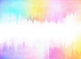 创意水彩抽象艺术画水彩晕染