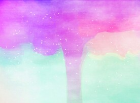 创意水彩抽象艺术画水彩晕染