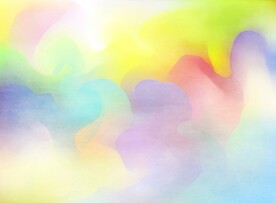 创意水彩抽象艺术画水彩晕染