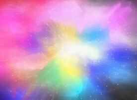 创意水彩抽象艺术画水彩晕染