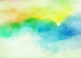 创意水彩抽象艺术画水彩晕染