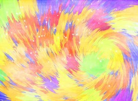 创意水彩抽象艺术画水彩晕染