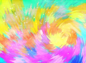 创意水彩抽象艺术画水彩晕染