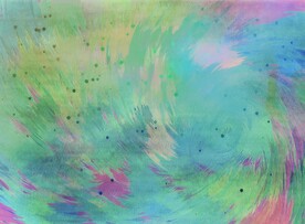 创意水彩抽象艺术画水彩晕染