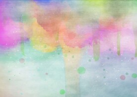 创意水彩抽象艺术画水彩晕染