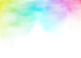 创意水彩抽象艺术画水彩晕染