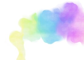 创意水彩抽象艺术画水彩晕染