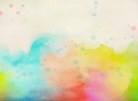 创意水彩抽象艺术画水彩晕染