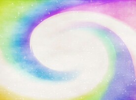 创意水彩抽象艺术画水彩晕染