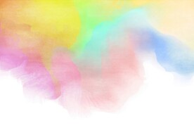 创意水彩抽象艺术画水彩晕染