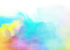 创意水彩抽象艺术画水彩晕染