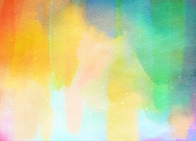 创意水彩抽象艺术画水彩晕染