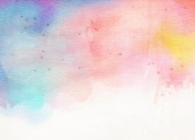 创意水彩抽象艺术画水彩晕染