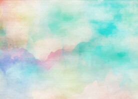 创意水彩抽象艺术画水彩晕染