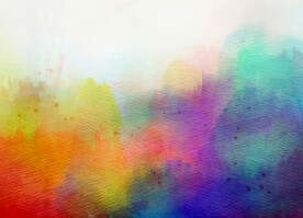 创意水彩抽象艺术画水彩晕染