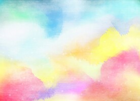 创意水彩抽象艺术画水彩晕染