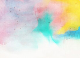 创意水彩抽象艺术画水彩晕染