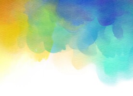 创意水彩抽象艺术画水彩晕染