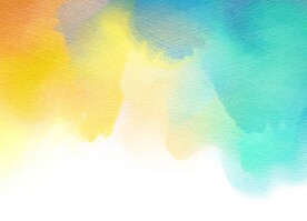 创意水彩抽象艺术画水彩晕染