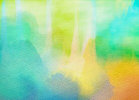 创意水彩抽象艺术画水彩晕染