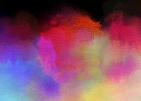 创意水彩抽象艺术画水彩晕染