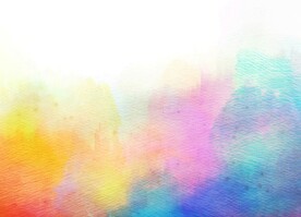 创意水彩抽象艺术画水彩晕染