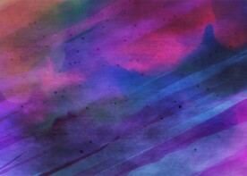 创意水彩抽象艺术画水彩晕染