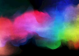 创意水彩抽象艺术画水彩晕染