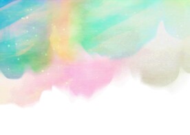 创意水彩抽象艺术画水彩晕染