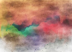 创意水彩抽象艺术画水彩晕染