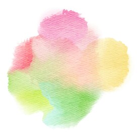 创意水彩抽象艺术画水彩晕染
